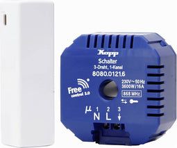 Kopp Draadloze afzuigingsbesturing Free-control 3.0 Wit, Blauw