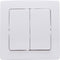 Kopp Free Control 822101217 2-kanaals Wandschakelaar Arctisch-wit