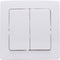 Kopp Free Control 822101217 2-kanaals Wandschakelaar Arctisch-wit