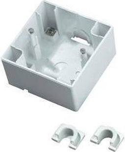 KOPP - Opbouwdoos voor Inbouwschakelmateriaal - Paris - 1-voudig - Arctic Glans Wit