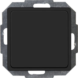 Kopp Paris Blind Afdekplaat - 1 Voudig - Mat Zwart