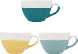 Kopp Quid Viba Keramisch Tweekleurig (450 ml) (12 Stuks)