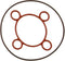 Koppakking BAC | Minarelli Horizontaal LC (O-ring)