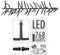 Koppelbare Clusterverlichting - 768 LED - 5.5m - extra warm wit