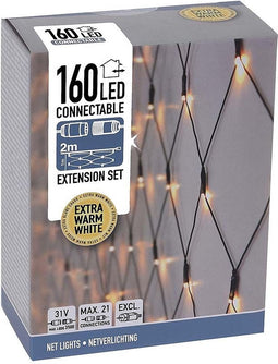Koppelbare Netverlichting - 160 LED - 2m - Extra