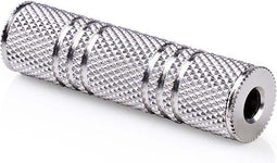 Koppelstuk 3,5mm Jack (v) - 3,5mm Jack (v) stereo / metaal