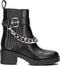 GUESS Parsle - Enkellaars - Goudkleurige details - Zwart