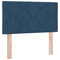 Stoffen Hoofdbord Geometric met hoofdeinde Blauw 80 cm Stof