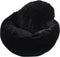 Foeiii - Cozy Pluche Relax Donut Zwart Hondenmand