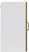 vidaXL - Keukenwandkast - Lucca - bewerkt - hout - oud - houtkleurig