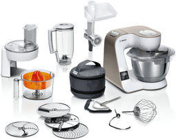 Bosch MUM5XW40 - Keukenmachine - 1000W met geïntegreerde weegschaal en timer - Roestvrijstaal