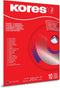 Kores 10 vel carbonpapier blauw A4 Kores.