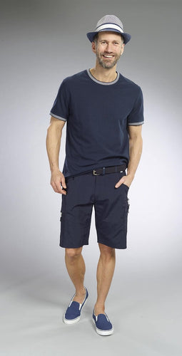 Korte broek, kleur marine, maat XXL