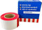 Kortpack - Afzetlint 75mm breed x 500mtr lang, 35my dik - Dubbelzijdig Rood/Wit Geblokt - 1 Rol in Dispenserdoos - Waarschuwingslint - Gevaren-afzetlint - Verboden Toegang - (028.0500)