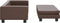 vidaXL - Hondenmand - met - verlengstuk - 100x50x30 - cm - kunstleer - bruin