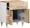 vidaXL - Nachtkastje - 50x33x60 - cm - massief - mangohout