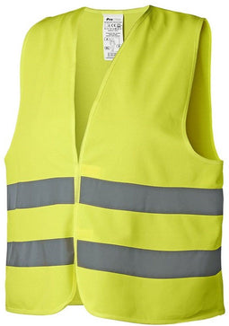 ProPlus Reflecterend veiligheidsvest - geel - one size - klittenbandsluiting