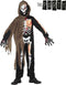 Kostuum halloween, skelet jongen T-2