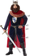 Kostuum Middeleeuwse Koning Volwassen - XS/S