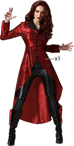 Kostuum Stripheld Intens Rood Rood - M/L