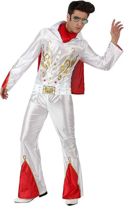 "Kostuum van een rock & roll zanger voor mannen - Verkleedkleding - Large"