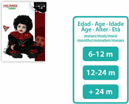 Kostuums voor Baby's Bloederige Clown - 6-12 Maanden