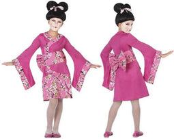 Kostuums voor Kinderen Geisha Fuchsiaroze (3 Pcs)