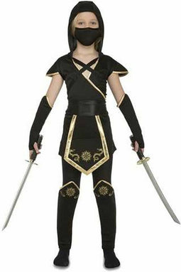 Kostuums voor Kinderen My Other Me Zwart Ninja (5 Onderdelen) - 10-12 Jaar