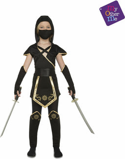 Kostuums voor Kinderen My Other Me Zwart Ninja (5 Onderdelen) - 7-9 Jaar