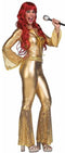 Kostuums voor Volwassenen My Other Me Vrouw Disco Gouden - M/L