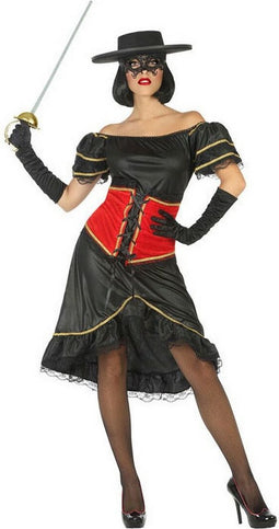 Kostuums voor Volwassenen Zwart Superheld (1 Stuks) - M/L