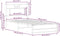 vidaXL - Bedframe - zonder - matras - hout - sonoma - eikenkleurig - 90x190 - cm