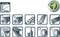 Pica 6055 BIG Dry - Navulling Steenpotlood - 12 vullingen - Grafiet