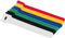 LANBERG - VELCRO KABELBINDERS - KLITTENBANDSLUITINGEN - KABELS - 12MM X 15CM - 12 STUKS - WIT - ZWART - GROEN - BLAUW - GEEL- ROOD - ZACHT EN FLEXIBEL