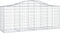 vidaXL - Schanskorven - 8 - st - gewelfd - 200x50x80/100 - cm - gegalvaniseerd - ijzer