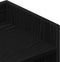 vidaXL - Zwarte - Eik - Sidetable - 105x30x70 - cm - Geengineerd - Hout