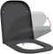 vidaXL - Snelle - Montage - Toiletbril - met - Zachte - Sluiting - Duroplast - Antraciet
