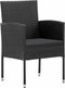 vidaXL - Tuinstoelen - 4 - st - poly - rattan - zwart