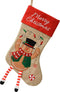 Kous polyester l40b25h0.5 cm rood a2 kerst