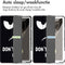 imoshion Tablet Hoes Geschikt voor Google Pixel Tablet - imoshion Design Trifold Bookcase - Zwart /Don't touch