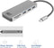 ACT AC7050 - USB-C Hub - 3x USB-A - Kaartlezer - PD Pass-Through - Grijs
