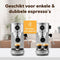 KitchenLove Pistonmachine - RVS Espressomachine - 20 Bar - Stoompijpje