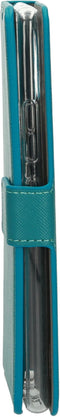 Mobiparts Galaxy A42 (2020) - Wallet Case - Saffiano motief - Turquoise
