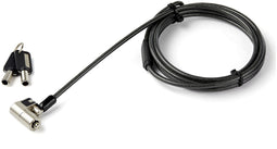 Startech.com LTULOCKKEY - Laptop Kabelslot - 3-in-1 Security Lock met Sleutel - Zwart (1 stuk)