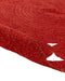 KOYUNLU - Laagpolig vloerkleed - Rood - ø 120 cm - Jute