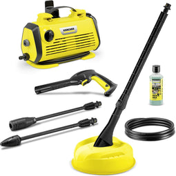 Kärcher K 3 Horizontal Plus Home - Hogedrukreiniger - 120 bar - 380 l/u - 25 m²/u - Terrasreiniger T 1