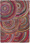 KOZAN - Laagpolig vloerkleed - Multicolor - 160 x 230 cm - Katoen
