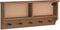 vidaXL - Wandkapstok - SANDNES - 87x12x35 - cm - massief - grenenhout