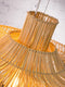 GOOD&MOJO Hanglamp Kalahari - Rotan - 160x70x25cm - 2L - Scandinavisch,Bohemian - Hanglampen Eetkamer, Slaapkamer, Woonkamer