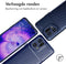 iMoshion Hoesje Geschikt voor Oppo Find X5 Pro 5G Hoesje Siliconen - iMoshion Carbon Softcase Backcover - Blauw